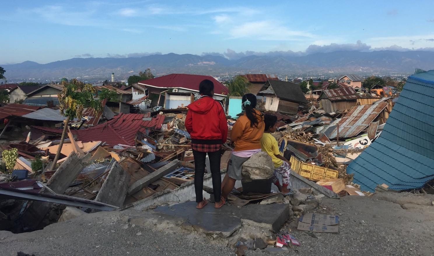Zerstörung Erdbeben Indonesien