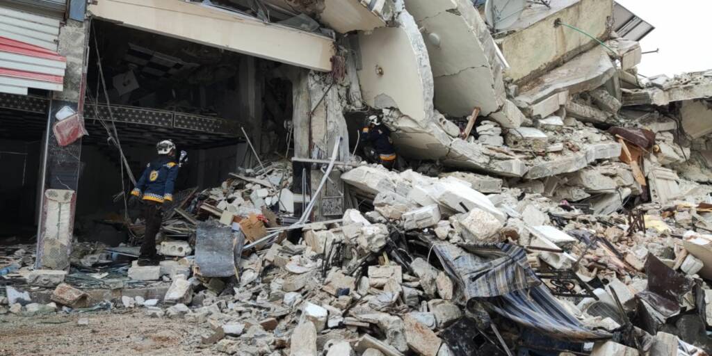 Schnelle Hilfe nach verheerenden Erdbeben in Syrien und der Türkei
